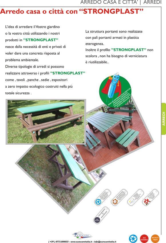 Arredo ca e citta con STRONGPLAST - PLASTICA ETEROGENEA